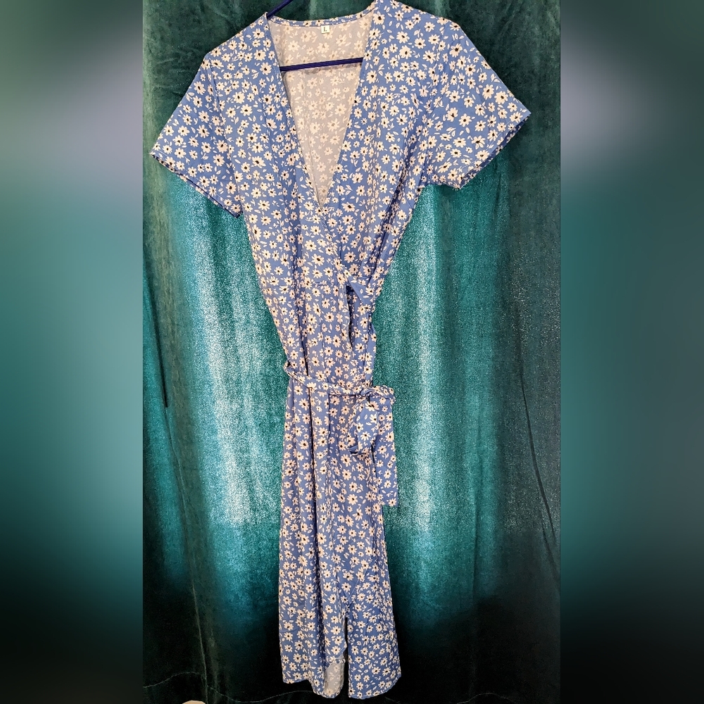 Floral Wrap Dress